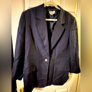 Talbots Navy Blazer Size 16